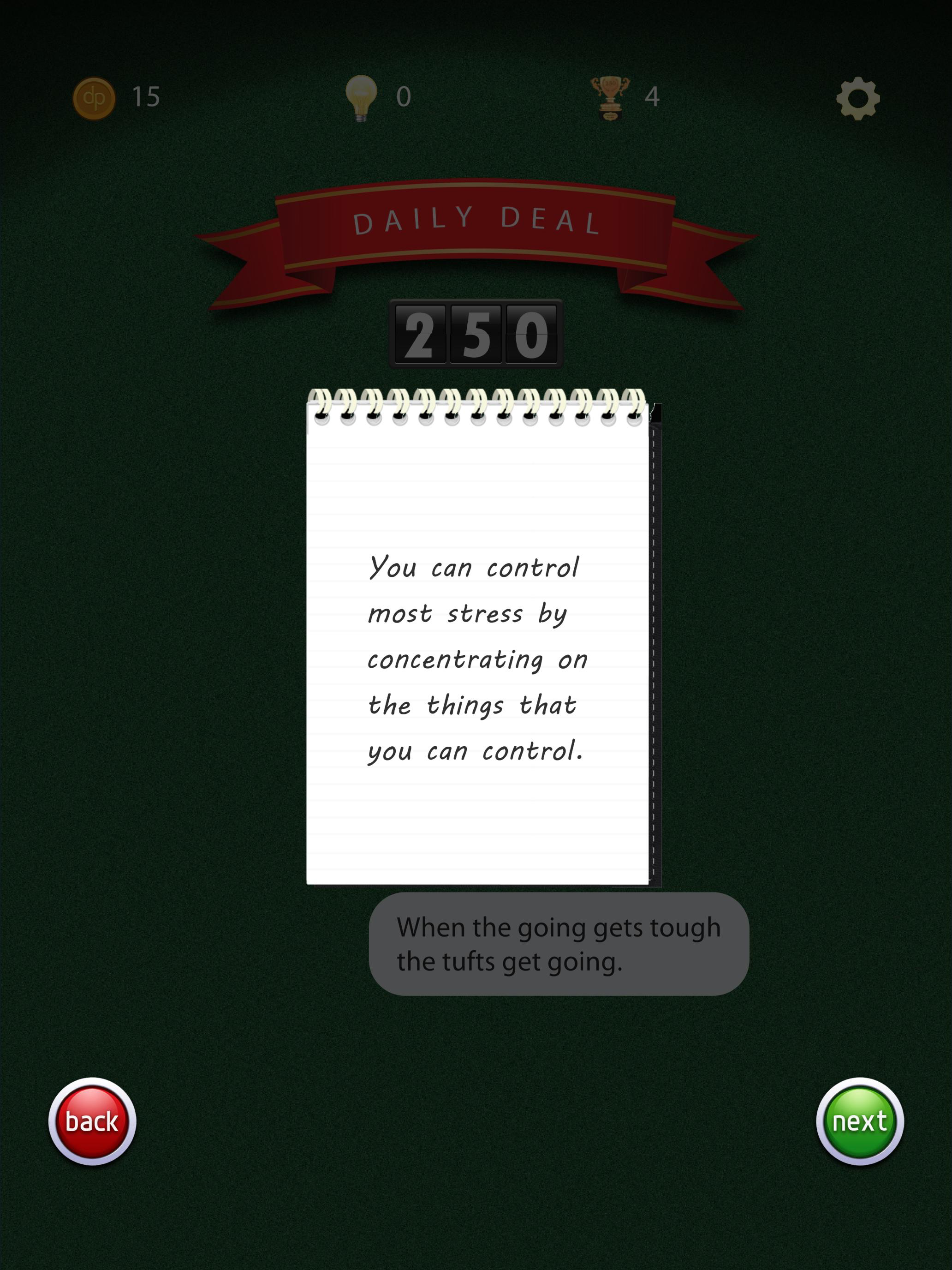 DOUBLE PLAY Word Solitaire screenshot 21