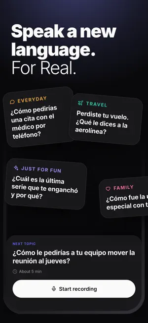 Tomo: Speak & Get Feedback screenshot 1