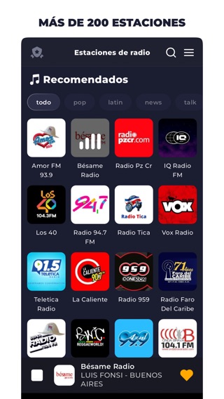 Radios de Costa Rica Onlineのおすすめ画像1