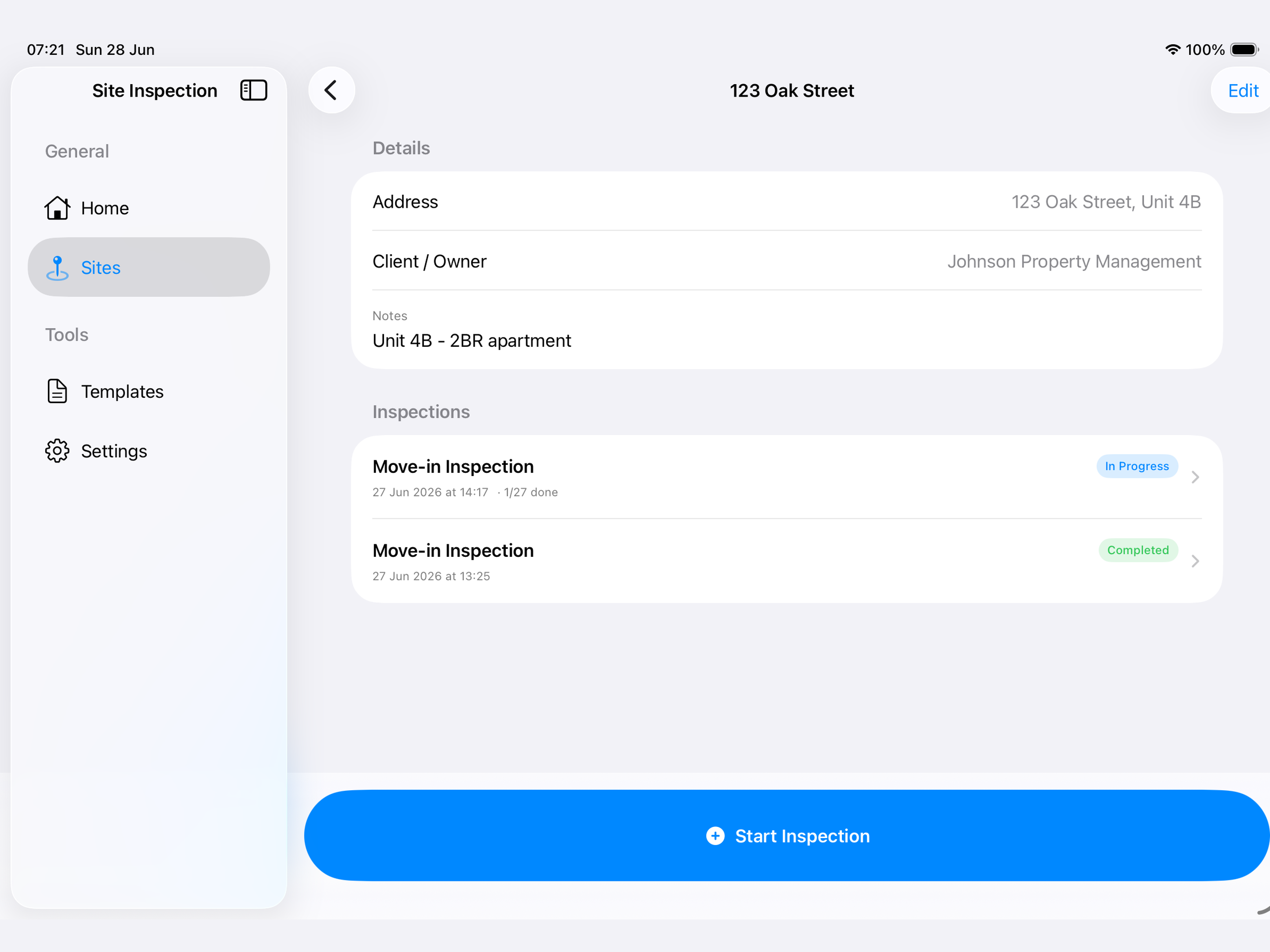 InspectPro: Site Reports screenshot 7