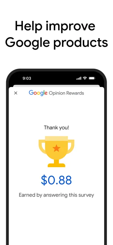 Google Opinion Rewards screenshot 3 of 6