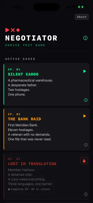 NEGOTIATOR: Choice Text Game screenshot 2