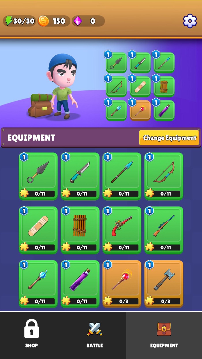 Monster Rush Backpack battle