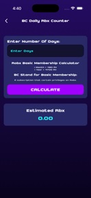 Get Robx Counters - RBX Calc screenshot