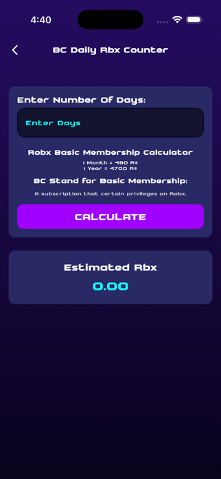 Get Robx Counters - RBX Calc Screenshot 3 of 4