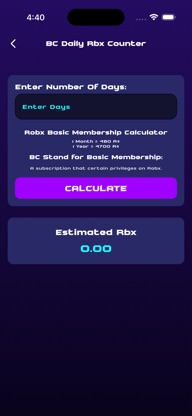 Get Robx Counters - RBX Calc screenshot 3