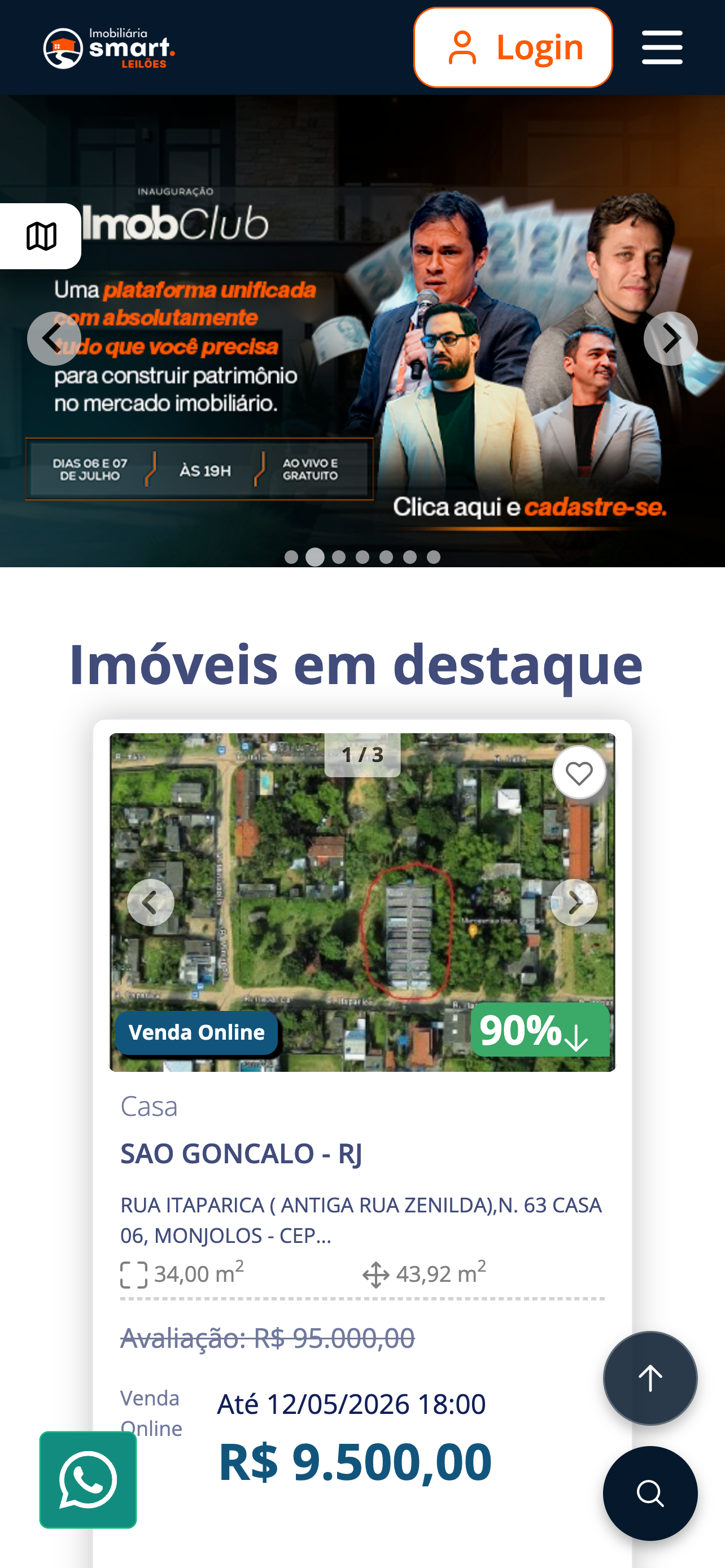 Smart Leilões Imobiliária screenshot 2