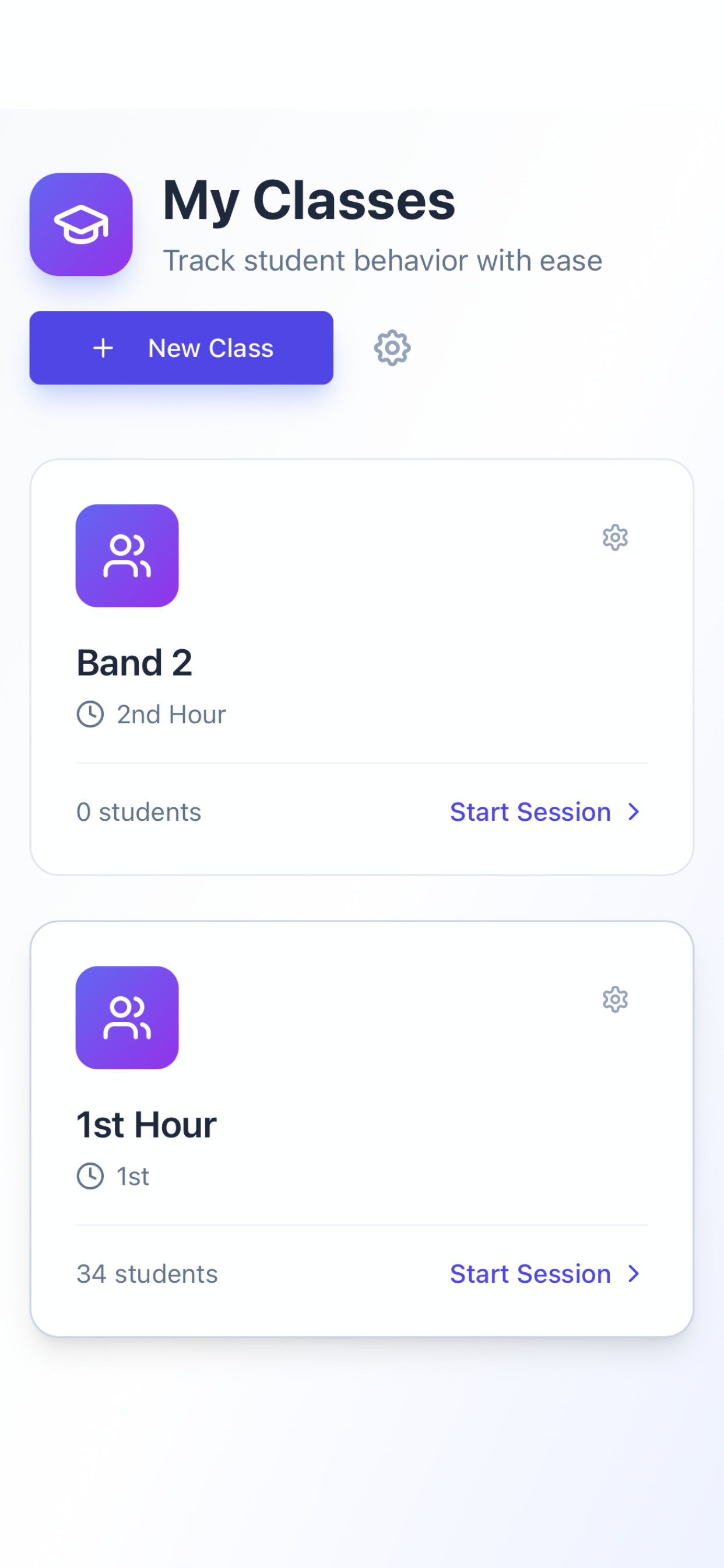 Classroom Management Flow