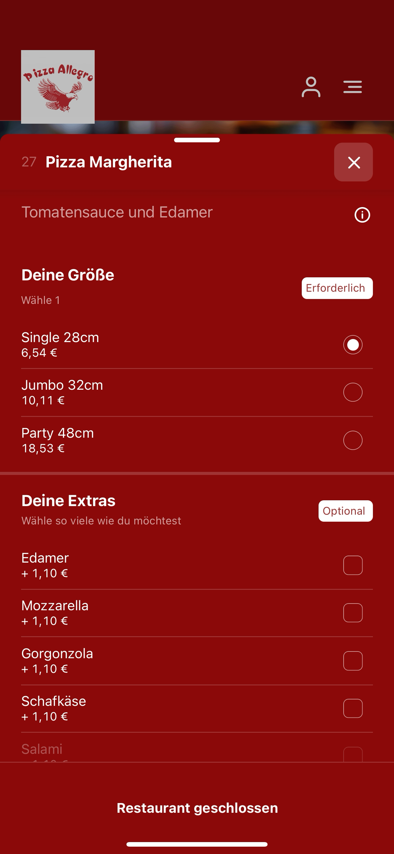 Pizza Allegro