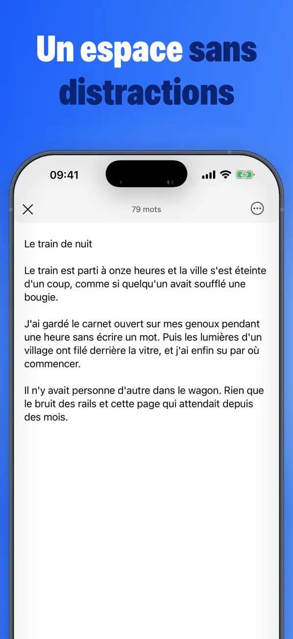 Screenshot #1 pour Écrire chaque jour - Scripta