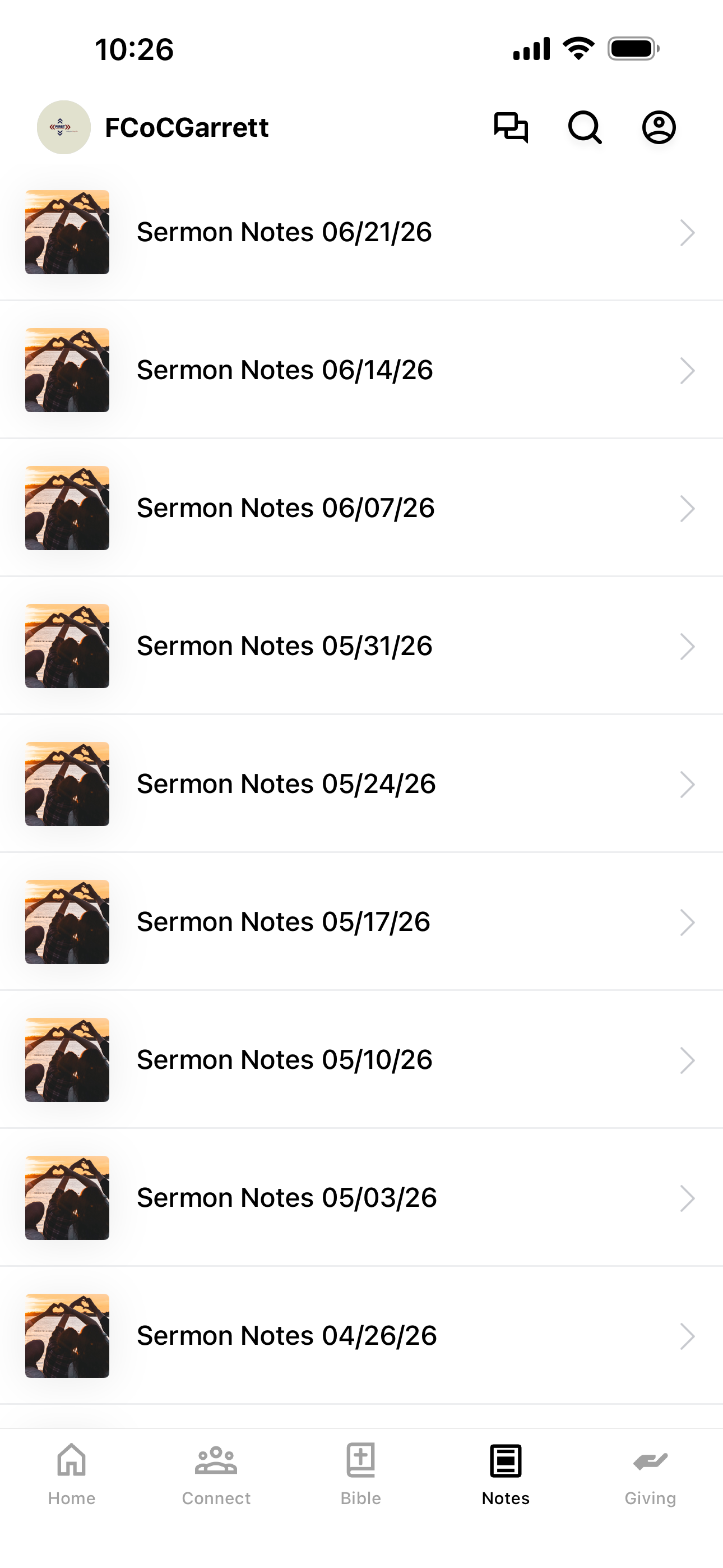 Garrett First Church of Christ screenshot 6