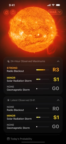 Solar Weather - Space Forecast screenshot