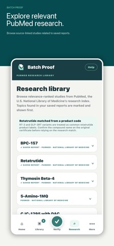 Batch Proof iPhone screenshot
