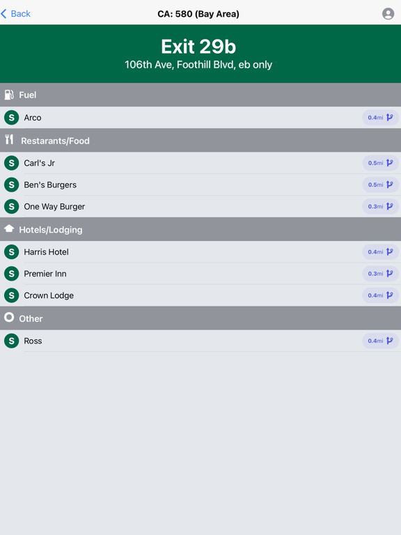 RoadSnap by the Next EXIT iPad screenshot 2 - Navigation app