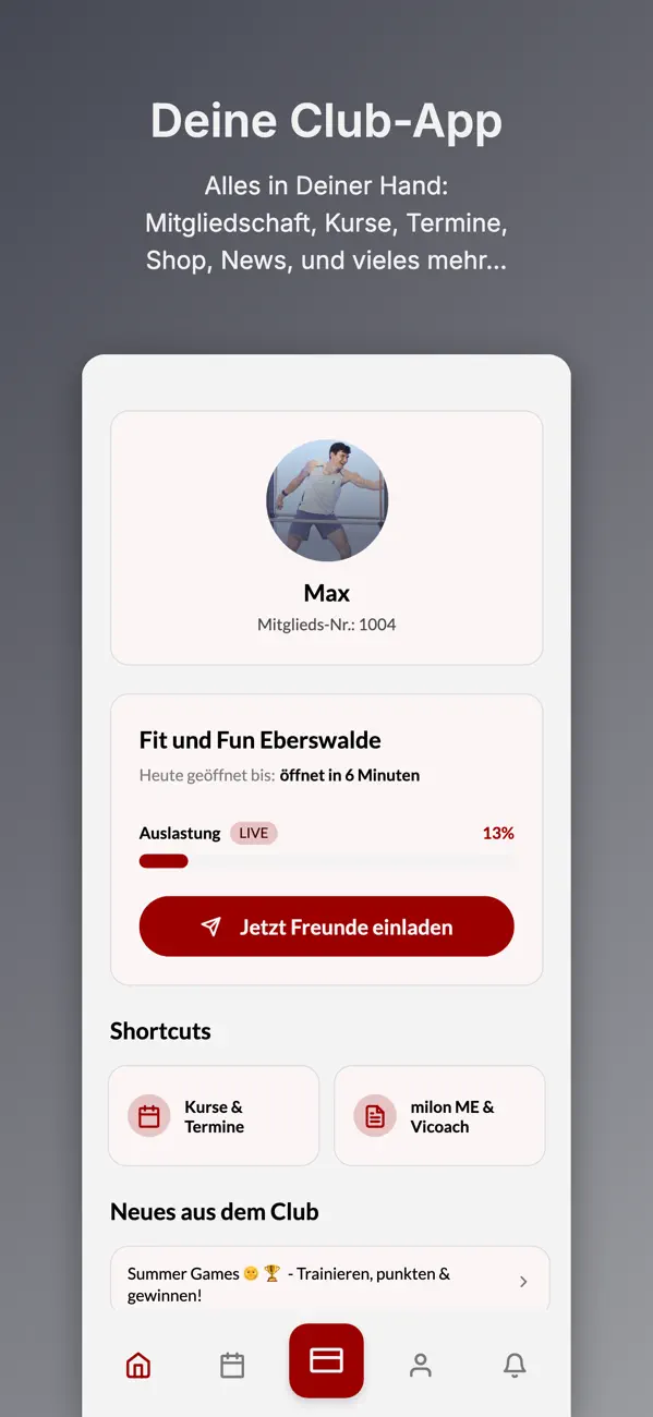 Screenshot #1 pour Fit & Fun Gesundheitsstudio
