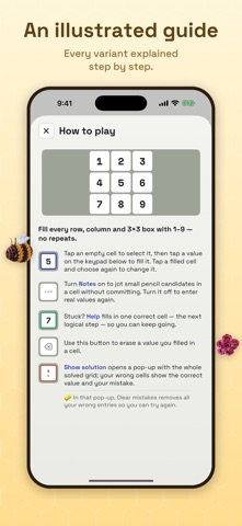Bee Sudoku Screenshot 8 of 9
