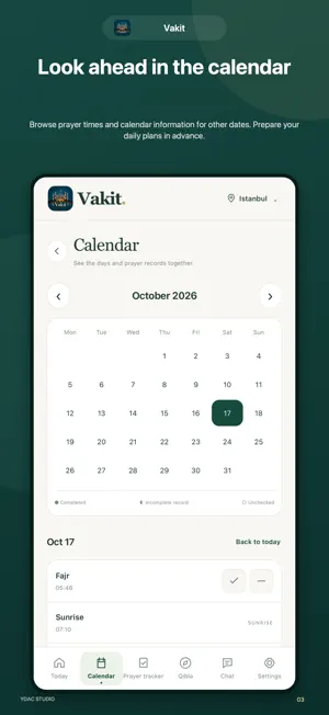 Vakit: Prayer Times & Verses screenshot 3