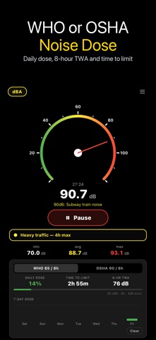 Decibel Meter+ Sound Level dB Screenshot 3 of 3