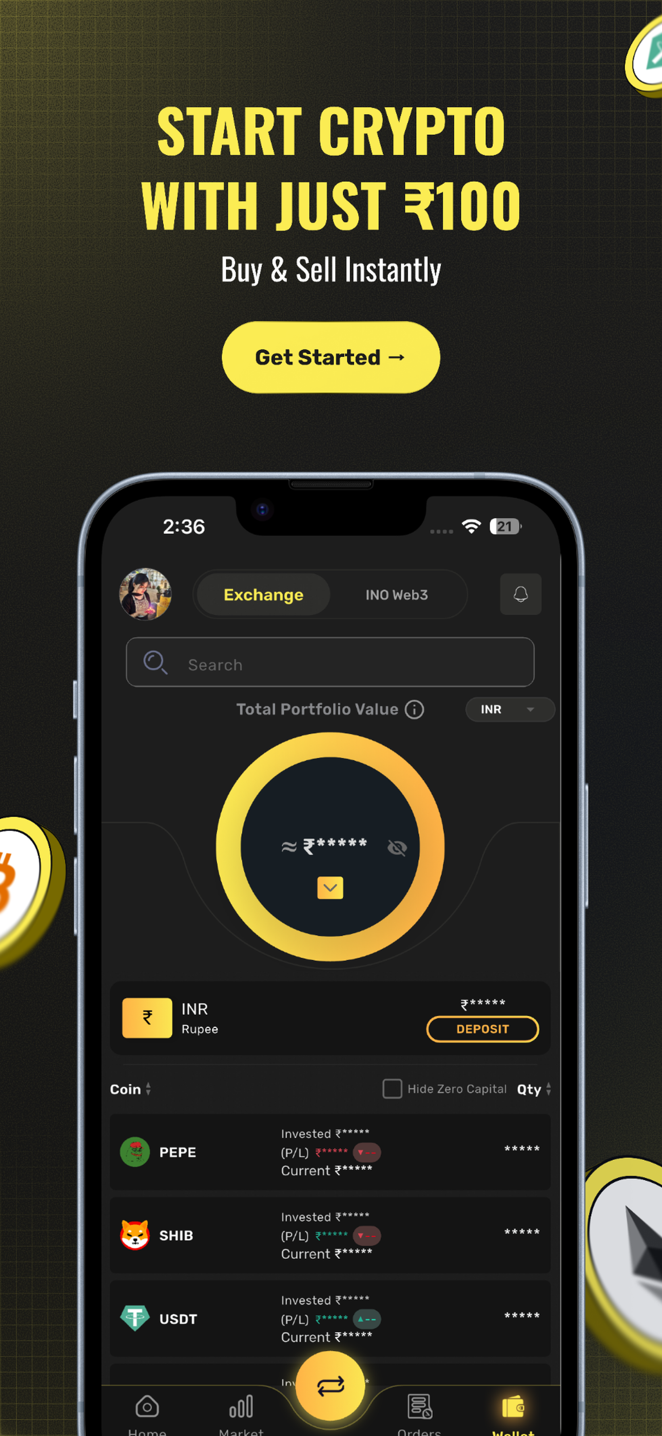 INOCYX: Buy & Trade Crypto