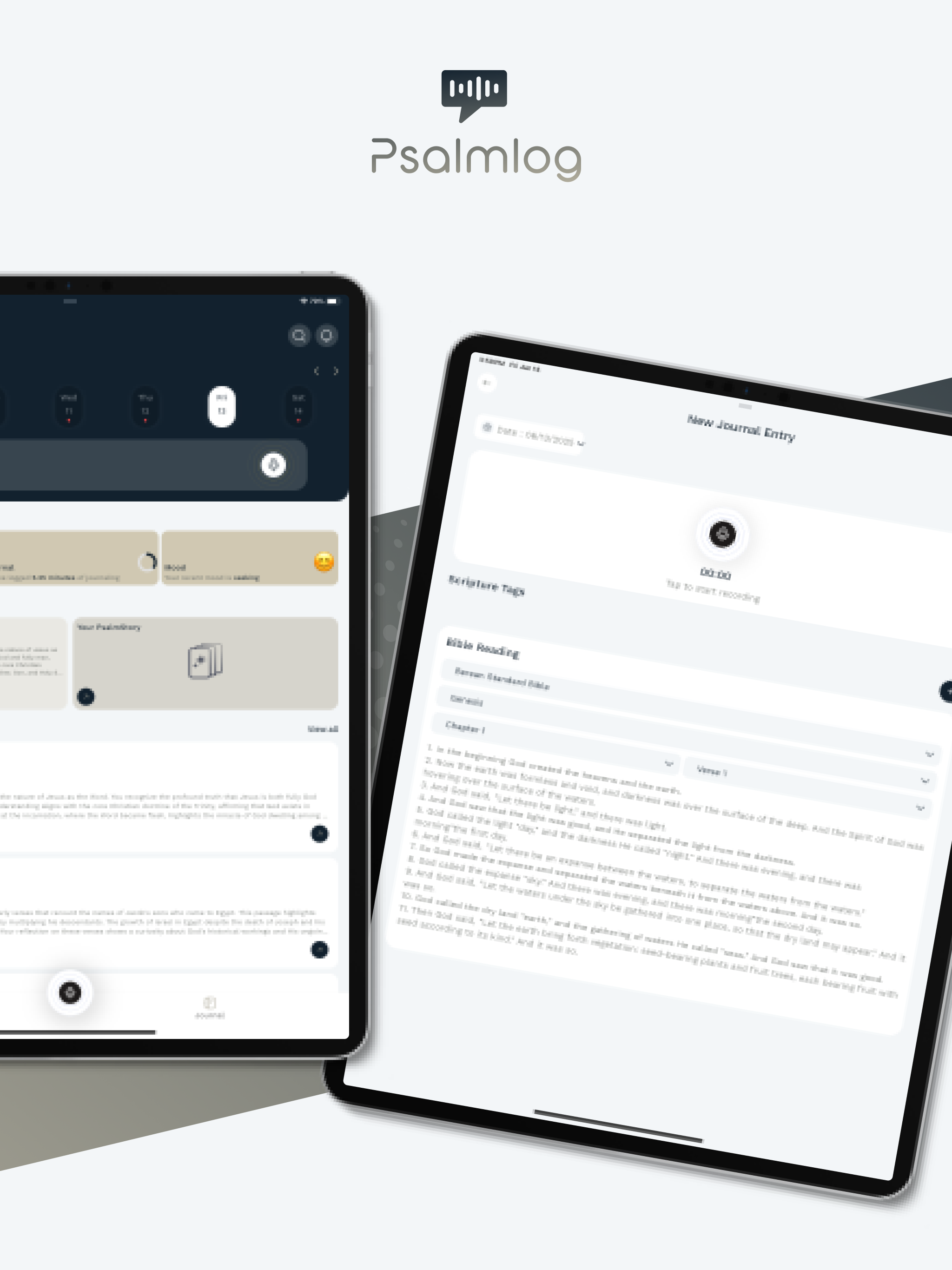 Psalmlog: Bible Journal AI