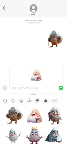 薄雾山贴纸 screenshot