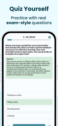 Occupational Therapy Exam Test Screenshot 2 of 6
