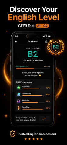 English Test: CEFR Level iPhone screenshot
