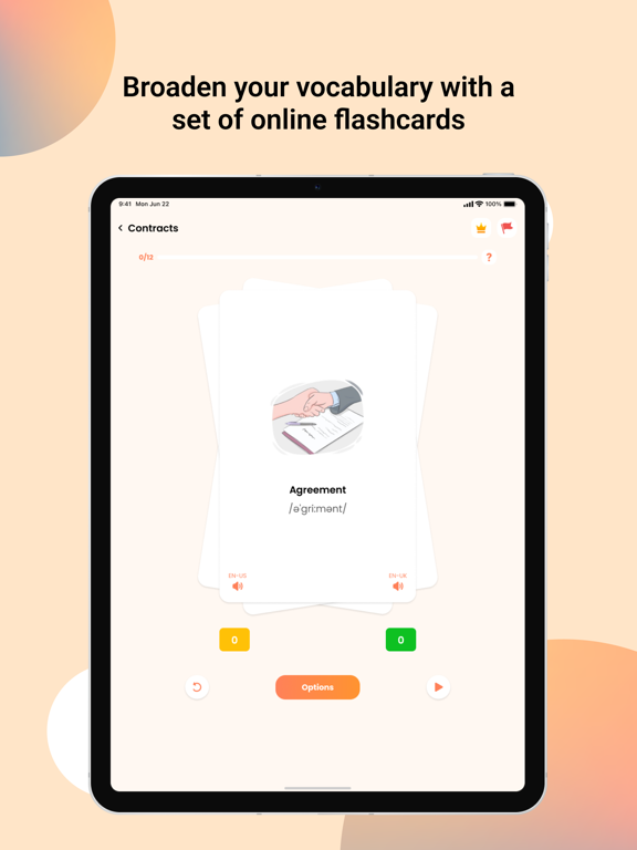 Practice for TOEFL® Test Pro iPad screenshot 8 - Education app