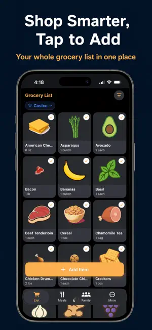 Grocery List: Groovry screenshot 1