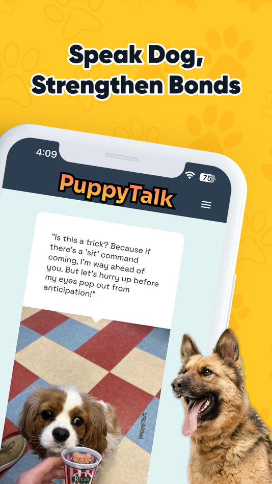 #2. PuppyTalk: Dog/Pet Translator (iOS) 来自: Ari Wasch
