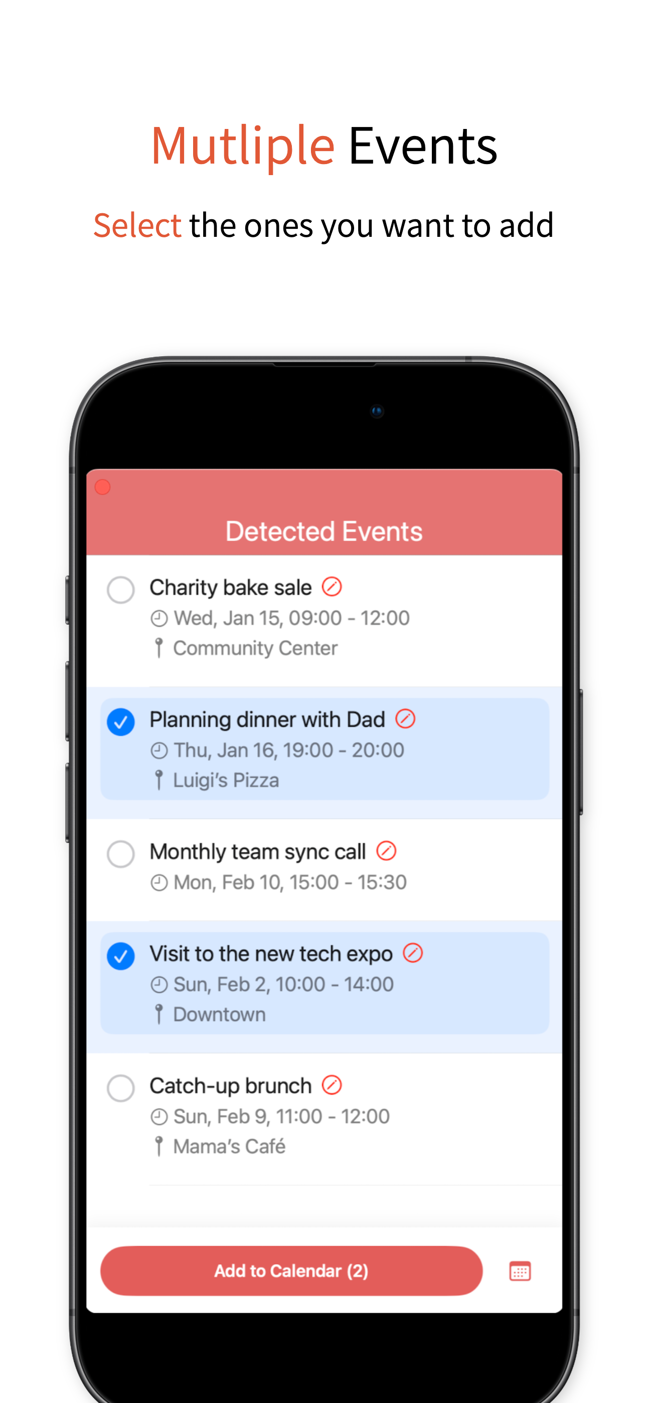 Text 2 Calendar