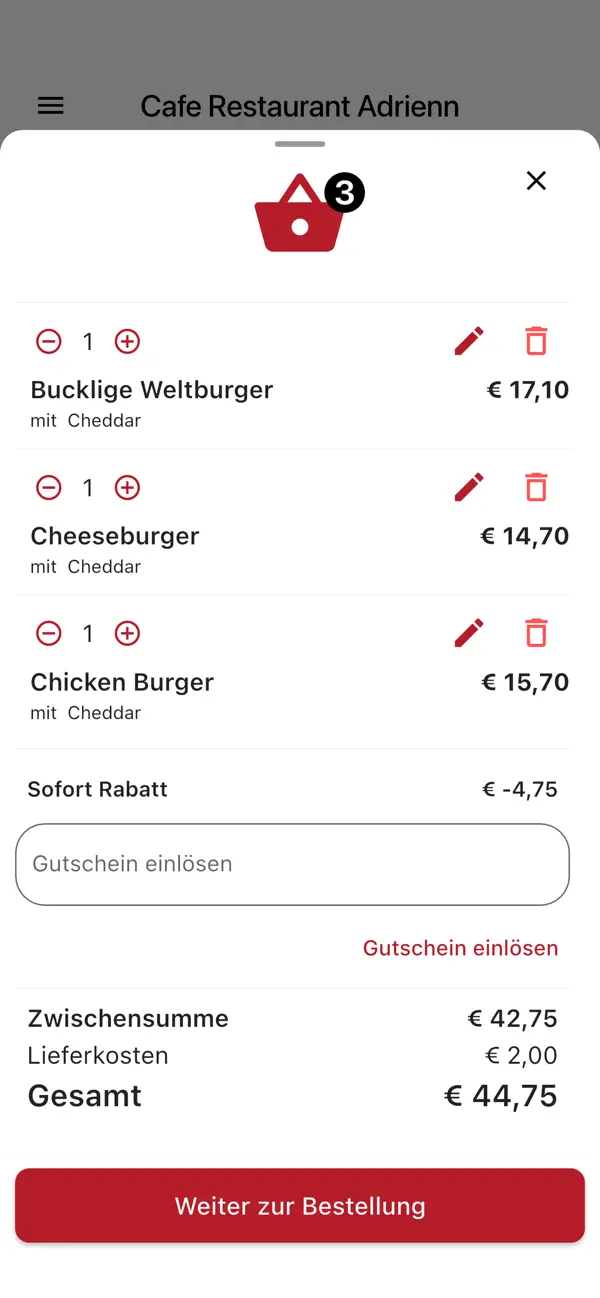 Screenshot #3 pour Cafe Restaurant Adrienn