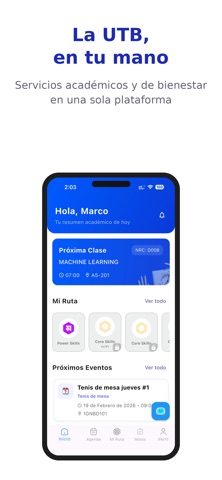 UTB APP screenshot