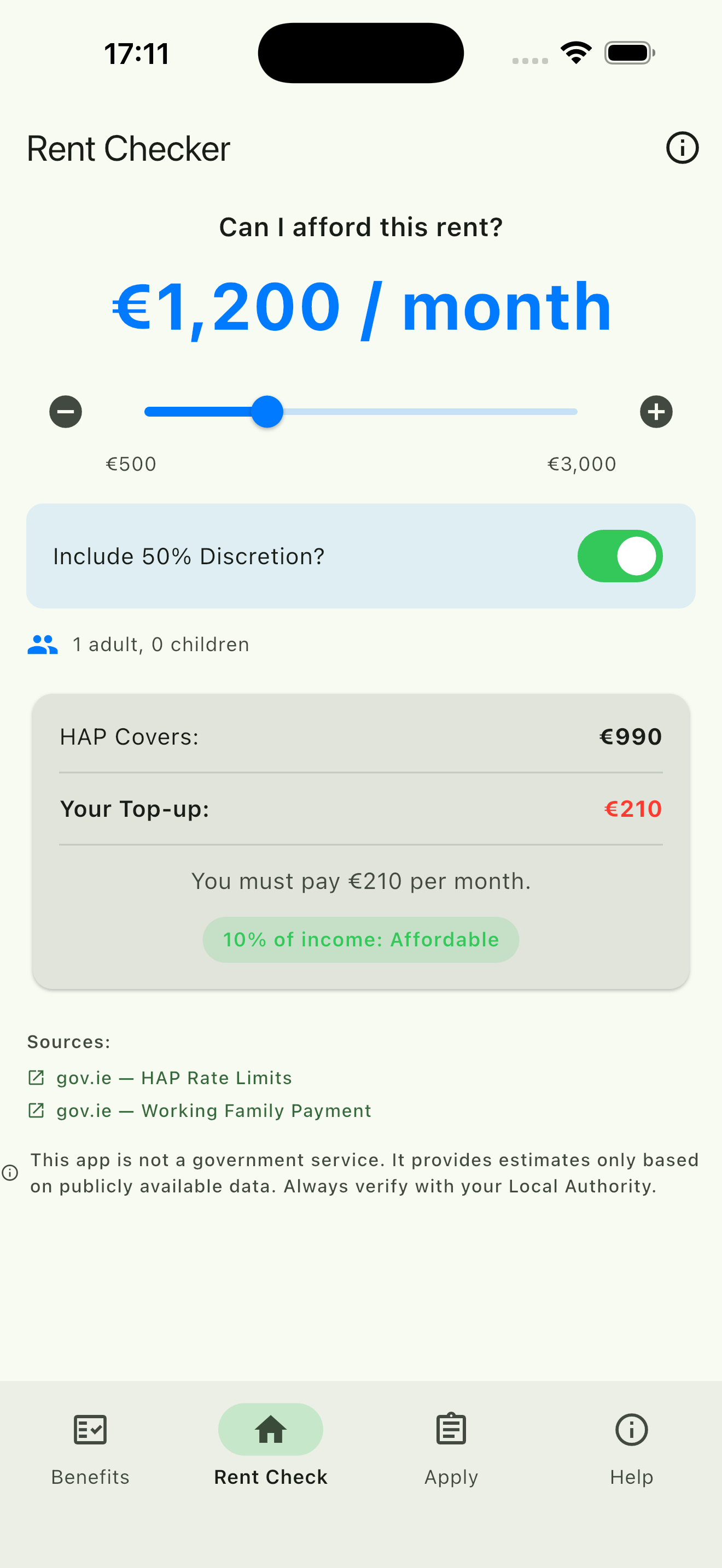 BenefitCheck Ireland