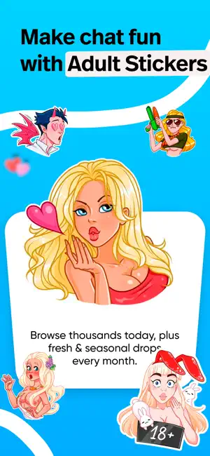 Stiker: Adult Emoji Stickers screenshot 1