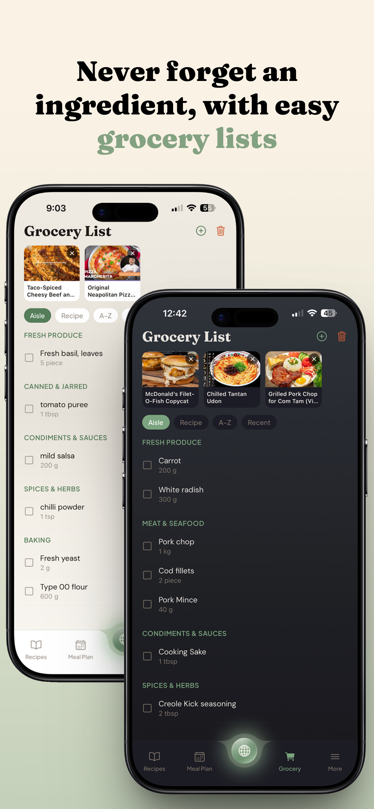Koku - Recipe Saver