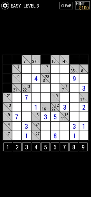 Kakuro Puzzle screenshot 3