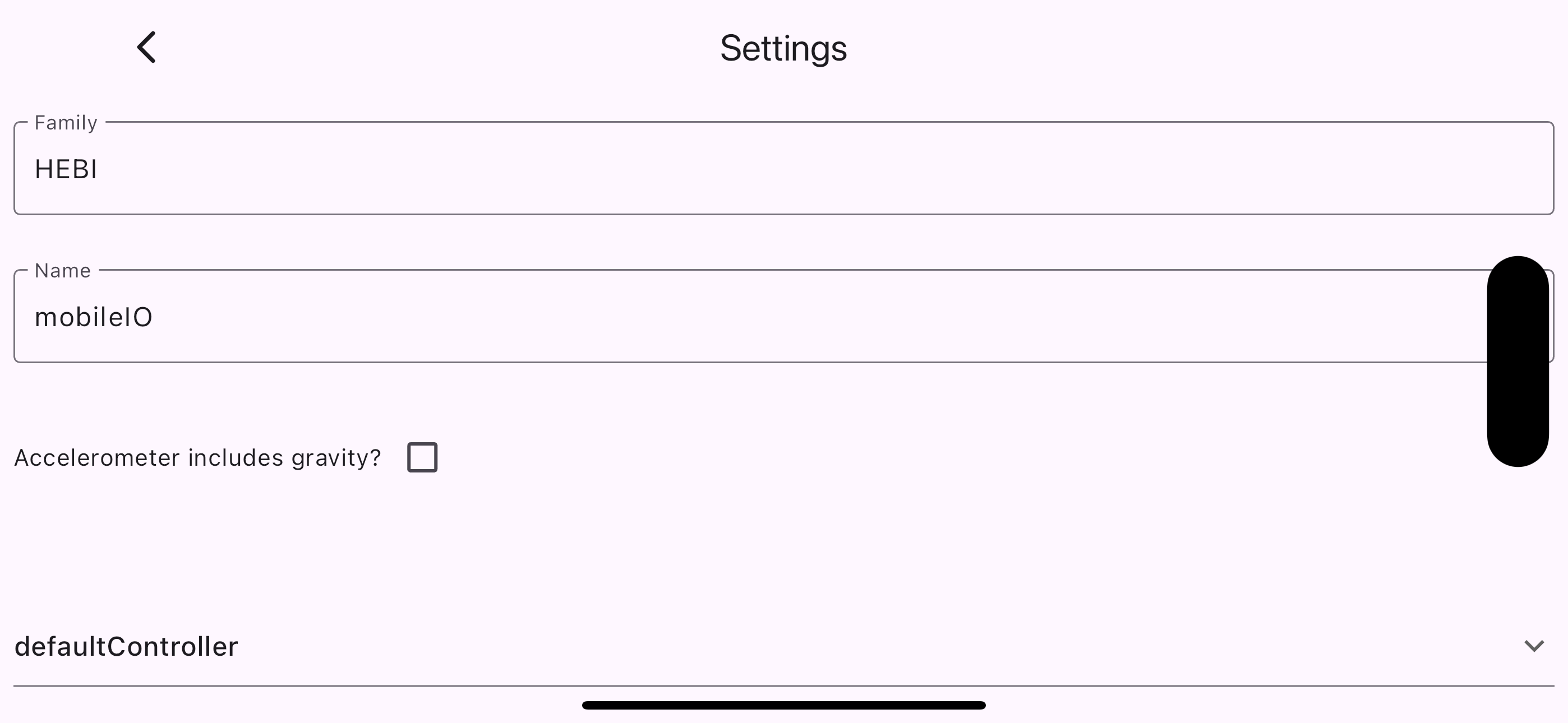 HEBI Mobile I/O