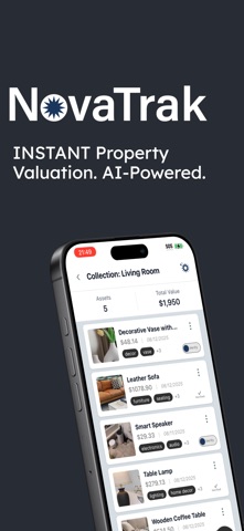 NovaTrak AI Home Asset Tracker screenshot