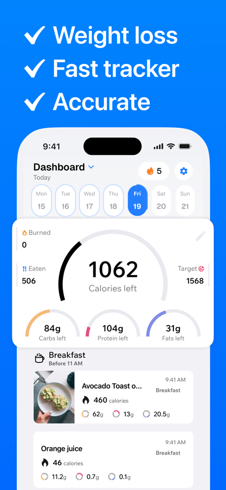 Food Scan - AI Calorie Counter screenshot 1