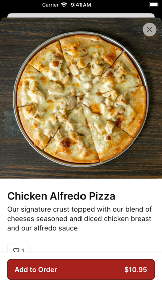 Singas Famous Pizza To Go iPhone screenshot 4 - Food & Drink app