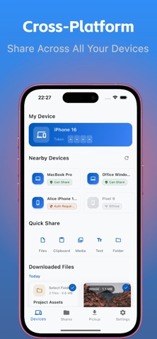 ViaShare – Fast File Transfer Screenshot 1 of 3