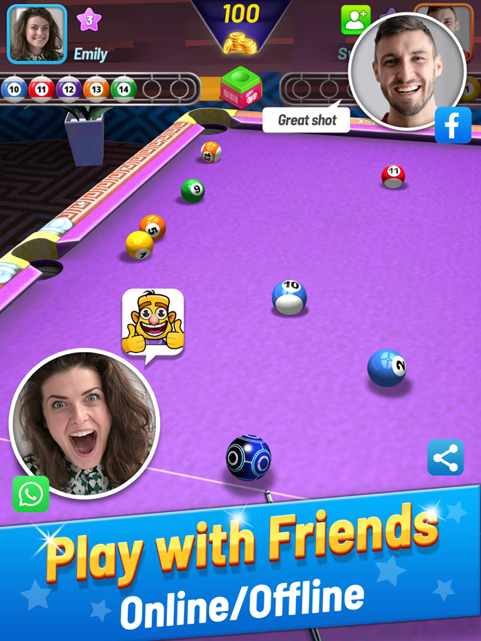 8 Ball Shoot It All - 3D Pool