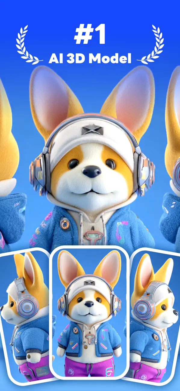 #1. 3D Modeling : AI Text to 3D (iOS) By: CREATIVEENJOYMENT TECH PTE. LTD.