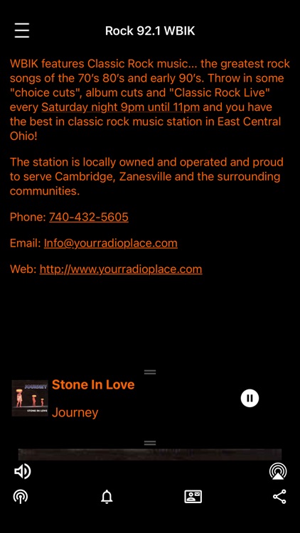 WBIK Classic Rock 92.1