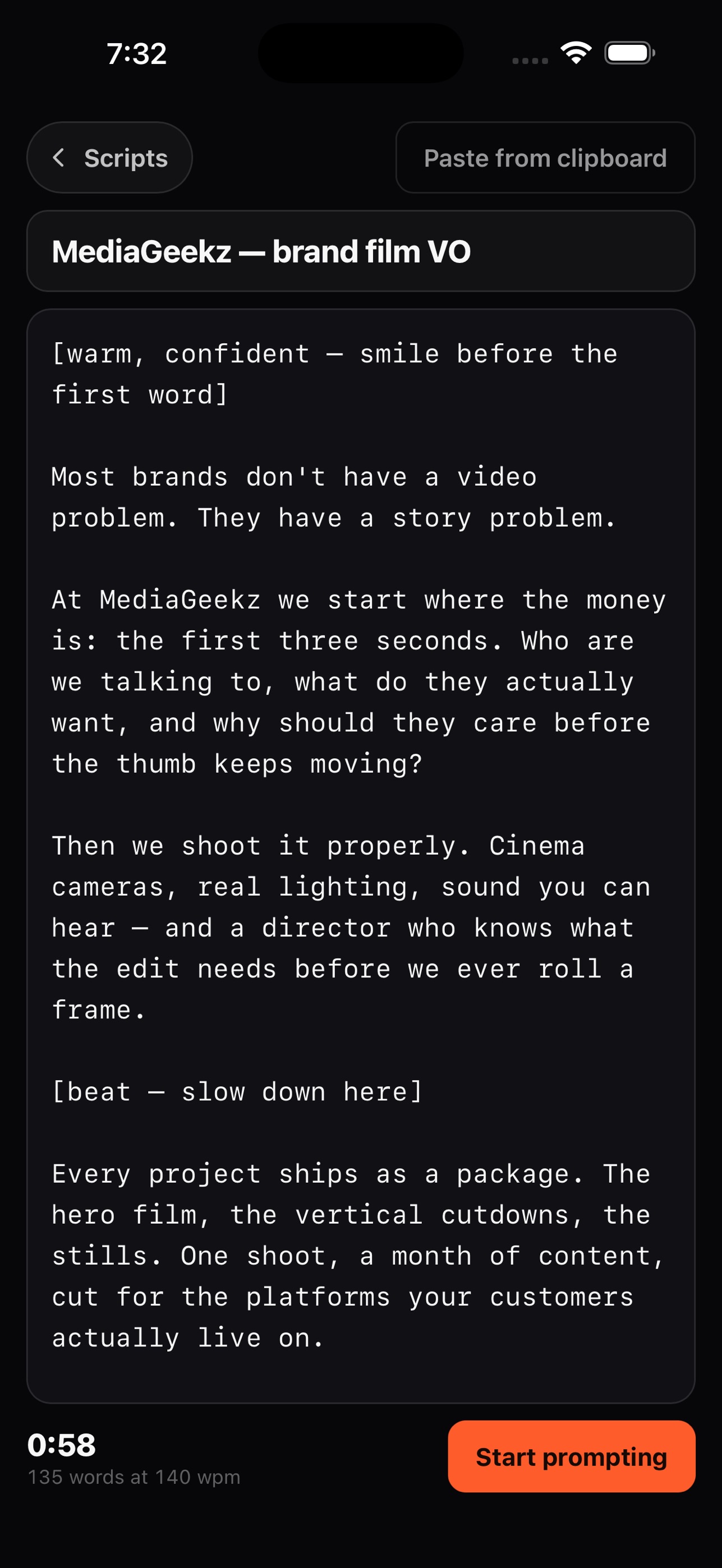 Screenshot 4 of MediaGeekz Prompter