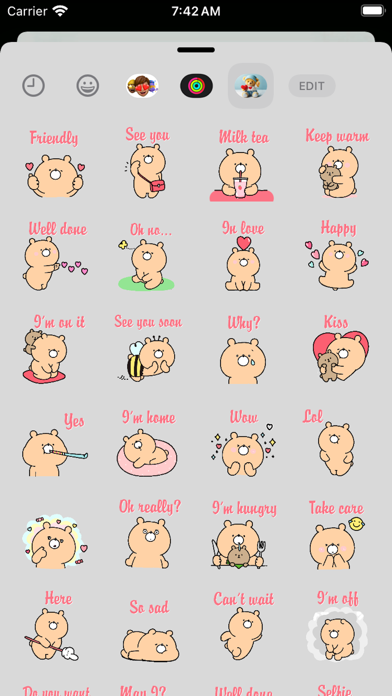 Gummy Bear Stickers Pack Screenshot