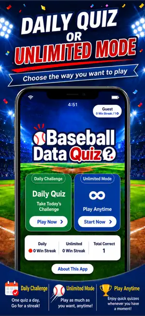 Japanese Pro Baseball Quiz screenshot 2