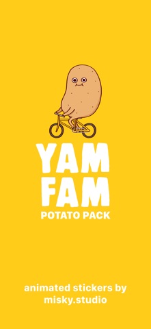 Yam Fam Potato Pack app screenshot