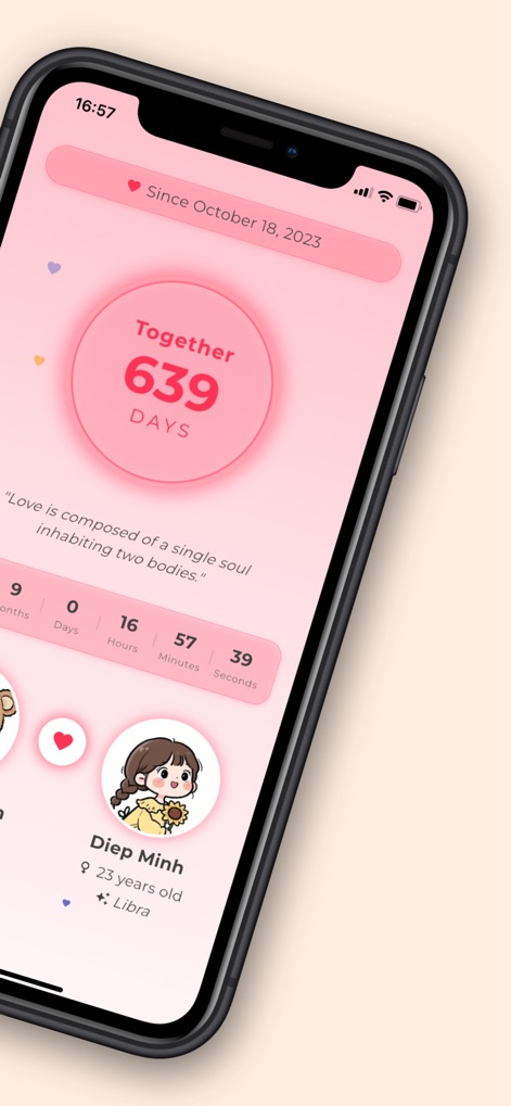 Been Together - Love Counter - Lifestyle App | MWM